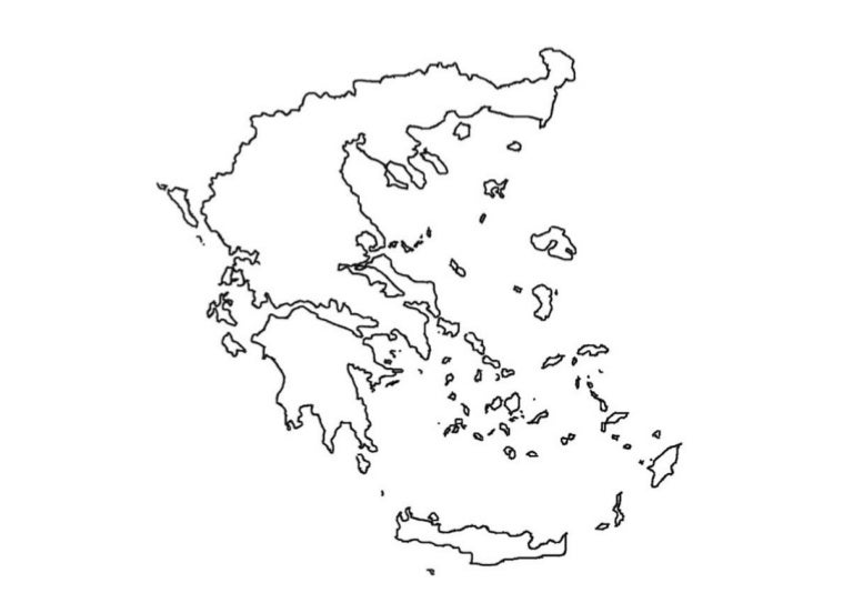 ΚΕΝΟΣ ΧΑΡΤΗΣ ΕΛΛΑΔΑΣ Α4