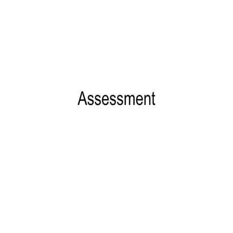 Assessment