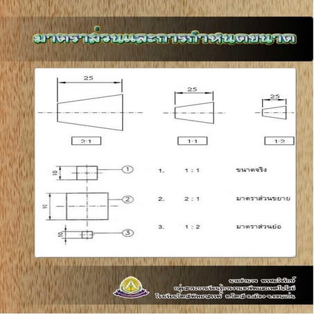 เรื่องที่ 4  มาตราส่วนและการกำหนดขนาด