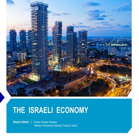 Mr. Sharon Kedmi, former Director General, Ministry of Industry, Trade and La...