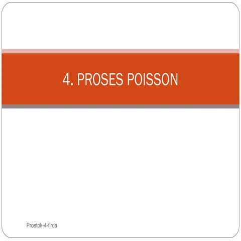 proses poisson