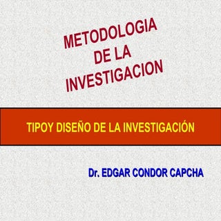 4.  tipo y diseño de la investigacion