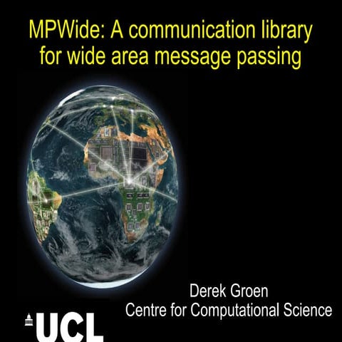 MPWide: A light-weight communication library for wide area message passing an...
