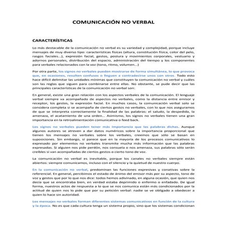 4.9.2 comunicación no verbal