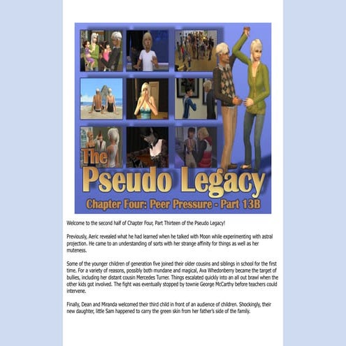 The Pseudo Legacy - Chapter Four, Part 13 B