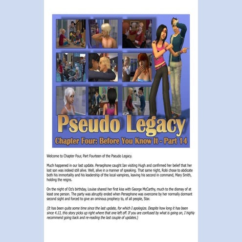The Pseudo Legacy - Chapter Four, Part 14