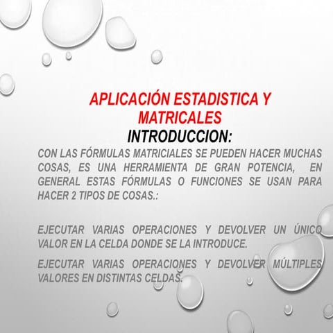 4.3 aplicacion estadistica y matricial