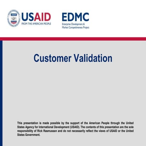4.4 customer validation