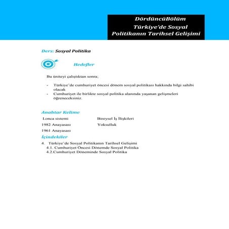 Vahdi Boydaş, Mensur Boydaş, Turkiyede sosyal_politikanin_gelisimi