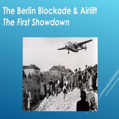 Berlin blockade and airlift