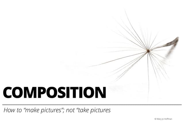 4. DSLR Photography 101 - Composition