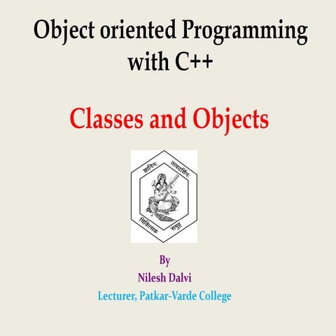 Classes and objects | PDF | Programming Languages | Computing