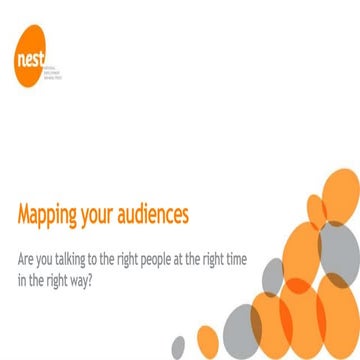 A guide to mapping your audiences. Audience first conference, 16 July 2014
