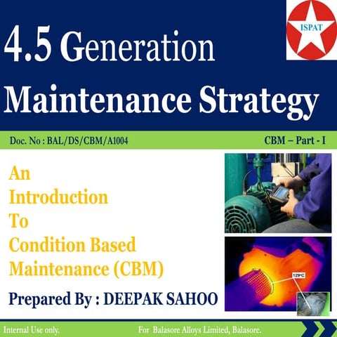 4.5 g Maintenance Strategy by Deepak Sahoo