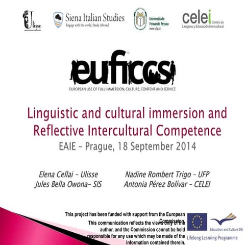 EUFICCS at EAIE 2014 Prague