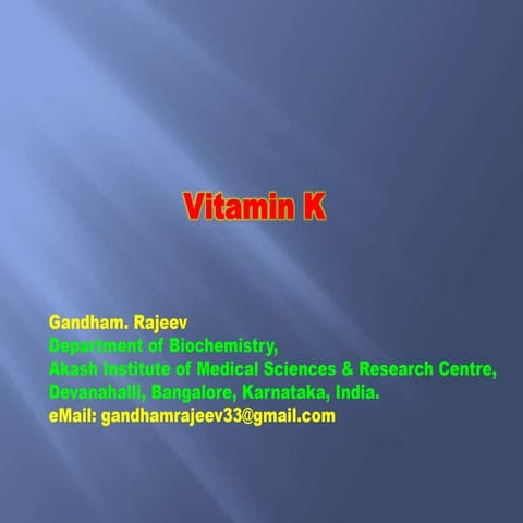 VITAMIN K