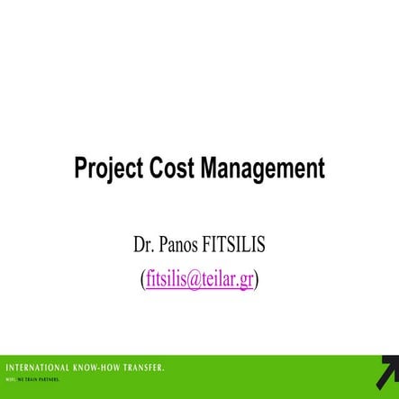 4.Cost management