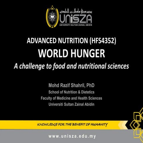 4. World Hunger
