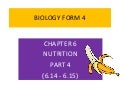 BIOLOGY FORM 4 CHAPTER 6 - NUTRITION PART 4