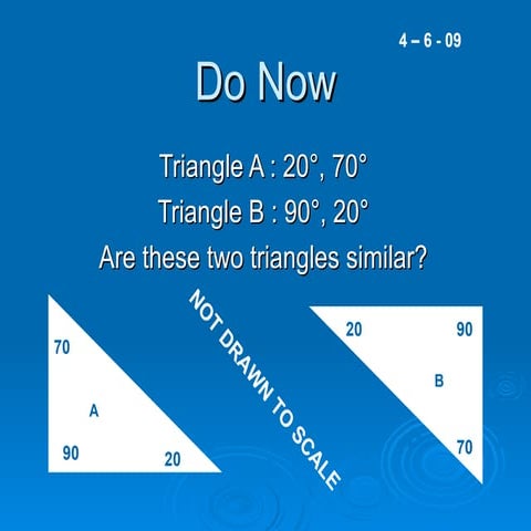 Geometry 4.11 Side Splitter Thms | PPT