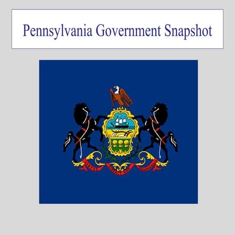 Pennsylvania Government Map