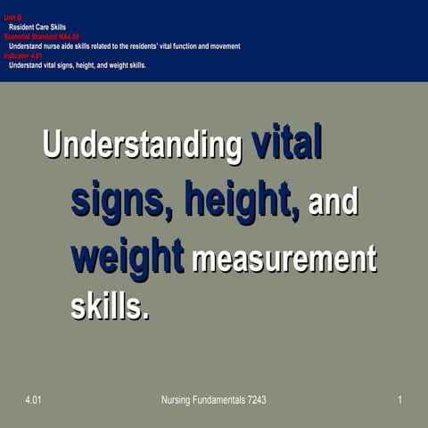 4.01 ppt height weight measurements