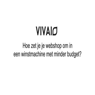 SEOshop Connect - Hoe zet je je webshop om in een winstmachine met minder bud...