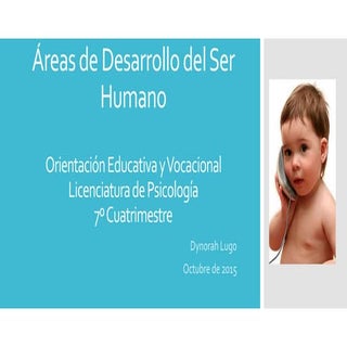 Áreas de desarrollo del ser humano ...
