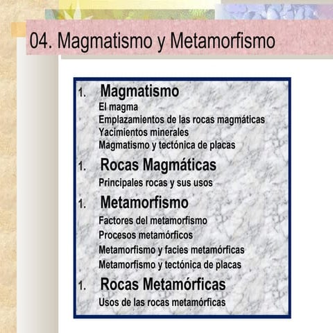4. magmatismo y metamorfismo EAT