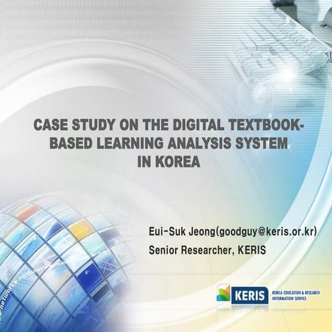 Case study on the digital textbook-based learning analysis system in Korea