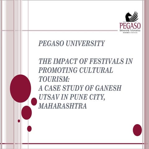 The Impact of Festivals in promoting cultural tourism