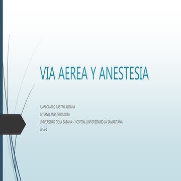 4. VIA AEREA Y ANESTESIA