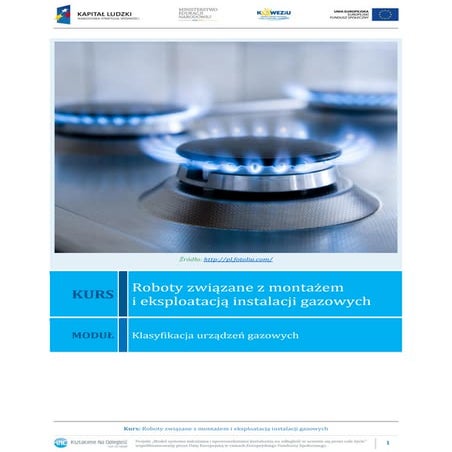 Klasyfikacja urządzeń gazowych