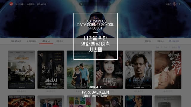 Naive bayes model을 활용한 영화 별점 예측 시스템