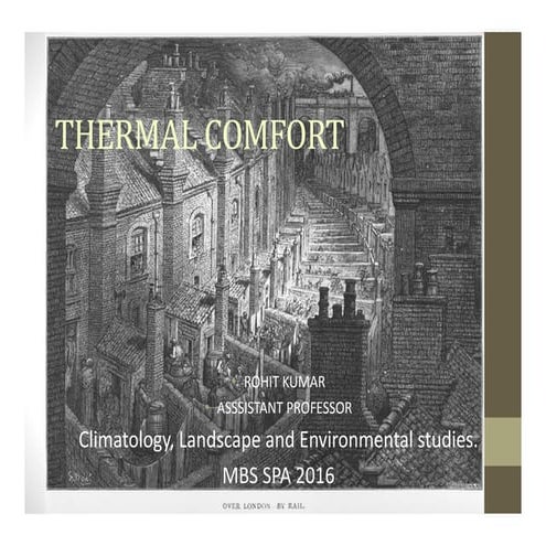 4. Thermal comfort