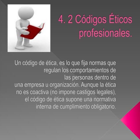 4.2 codigo de etica profesional.