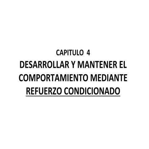 5. Reforzador Condicionado