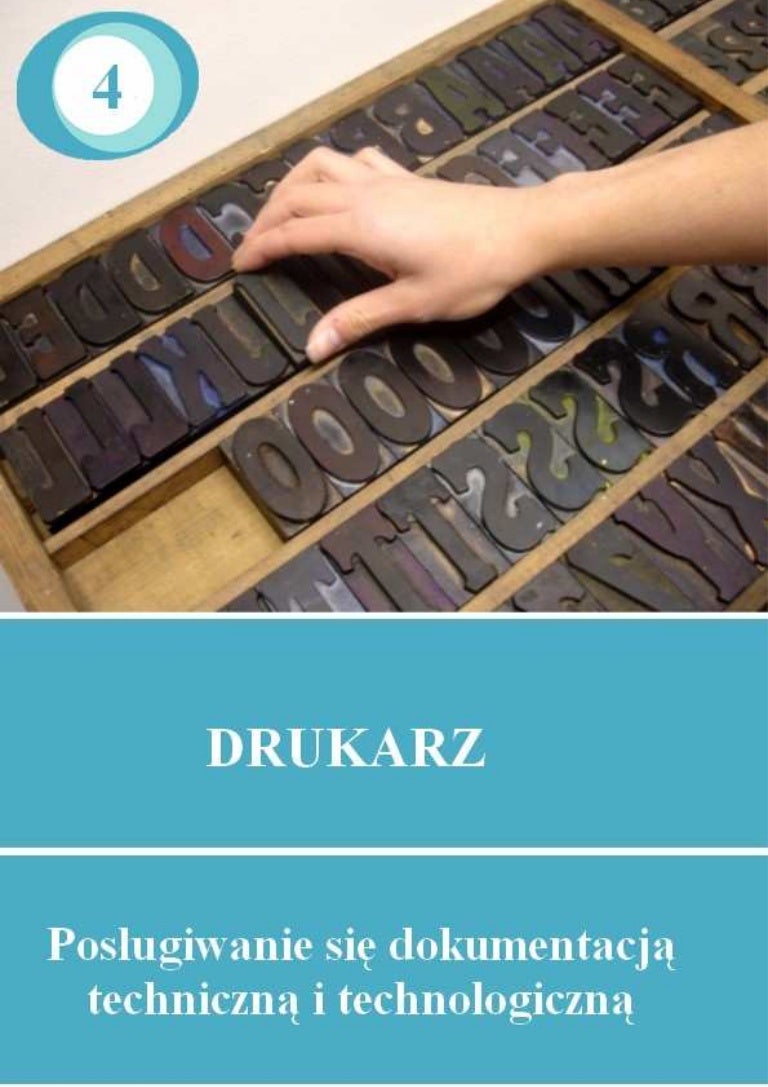 4 Posługiwanie Się Dokumentacją Techniczną I Technologiczną
