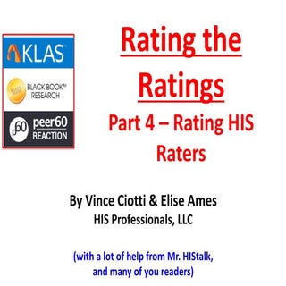 4. rating his raters