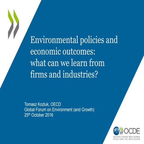 ENV GLOBAL FORUM OCT 2016 - Session 4 - Tomasz KOZLUK