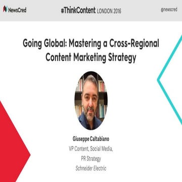 Going Global: Mastering a Cross-Regional Content Marketing Strategy