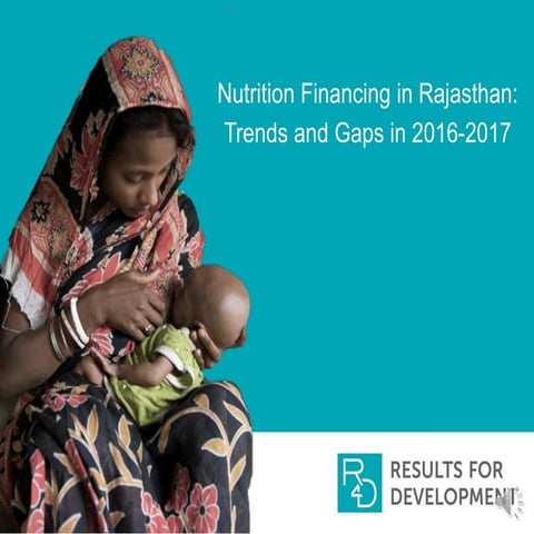 Nutrition financing at the state-level: The case of Rajasthan