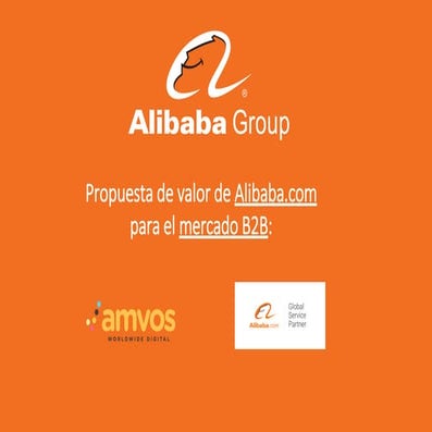 Propuesta de valor de Alibaba.com para el mercado B2B