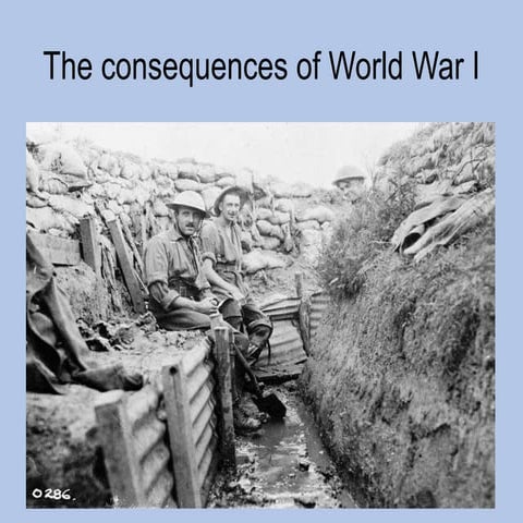 4. Consequences of WW 1