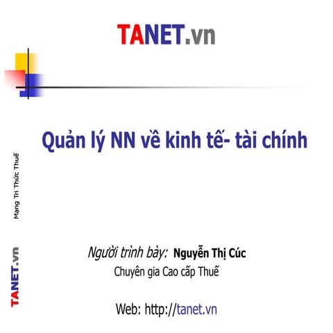 TANET - Quản lý Nhà nước 