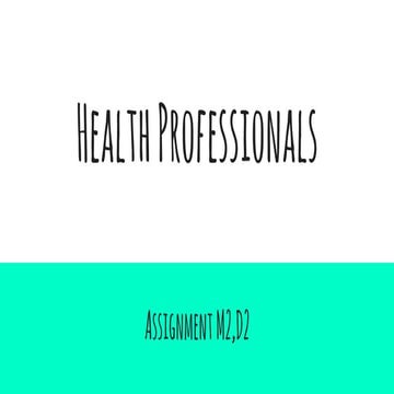 Health Professional 