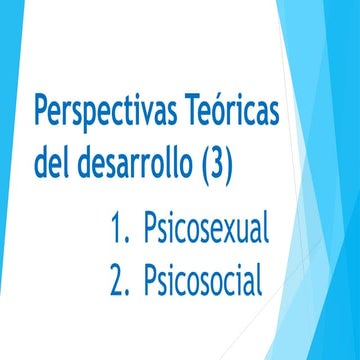3. perspectivas teóricas desde el psicoanalisis: Freud, Erickson