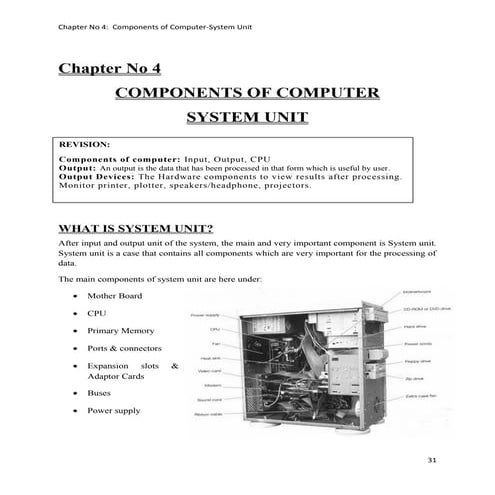 computer System UNit Every thing | DOC