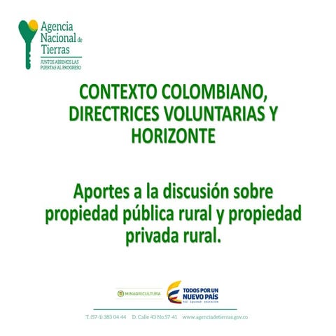 Aportes a la discusión sobre propiedad pública rural y propiedad privada rura...