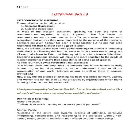 4.2 listening skills reports | DOCX
